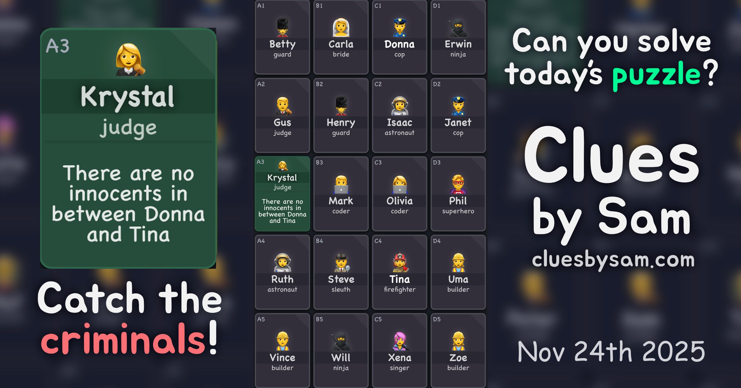 cluesbysam.com image